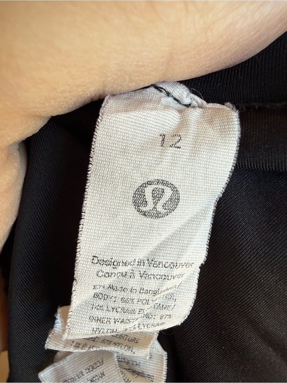 Lululemon Track That High-Rise Lined Short 5" Black Size 12 - Picture 5 of 6